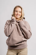 Hooded Sweatshirt - Beige Melange