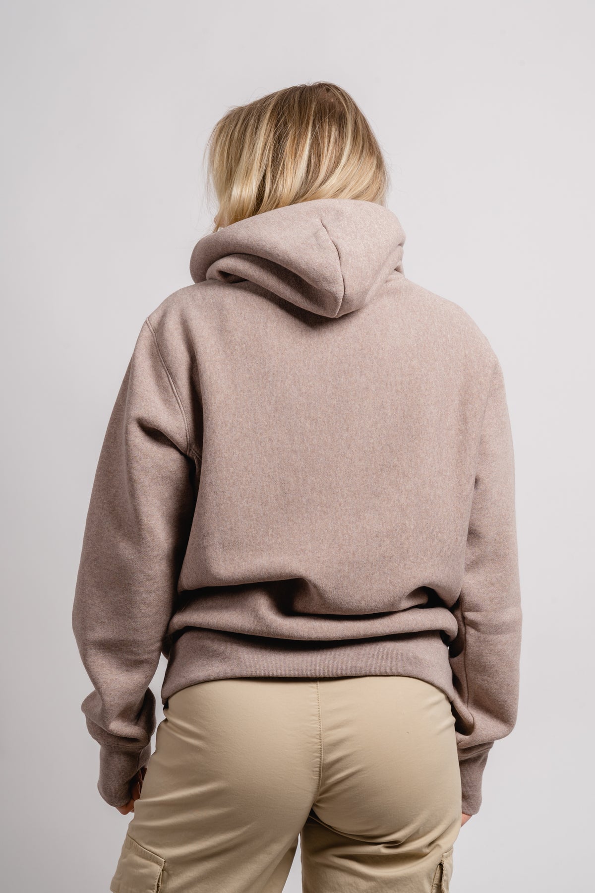 Hooded Sweatshirt - Beige Melange