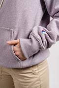 Hooded Sweatshirt - Purple Melange