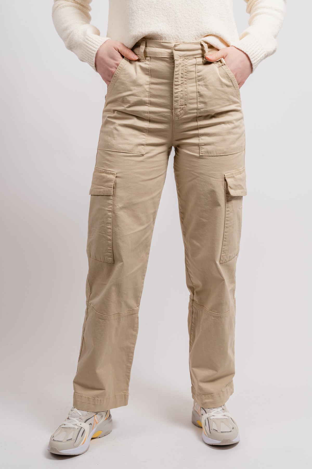 SaraPW Pants - White Pepper