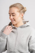 Cropped Hoodie - Heather Grey