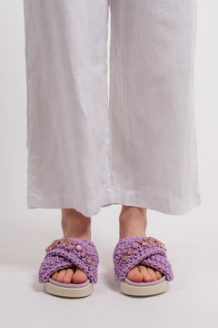 Woven Stones - Purple