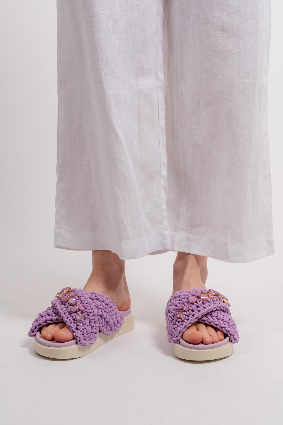 Woven Stones - Purple