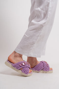 Woven Stones - Purple