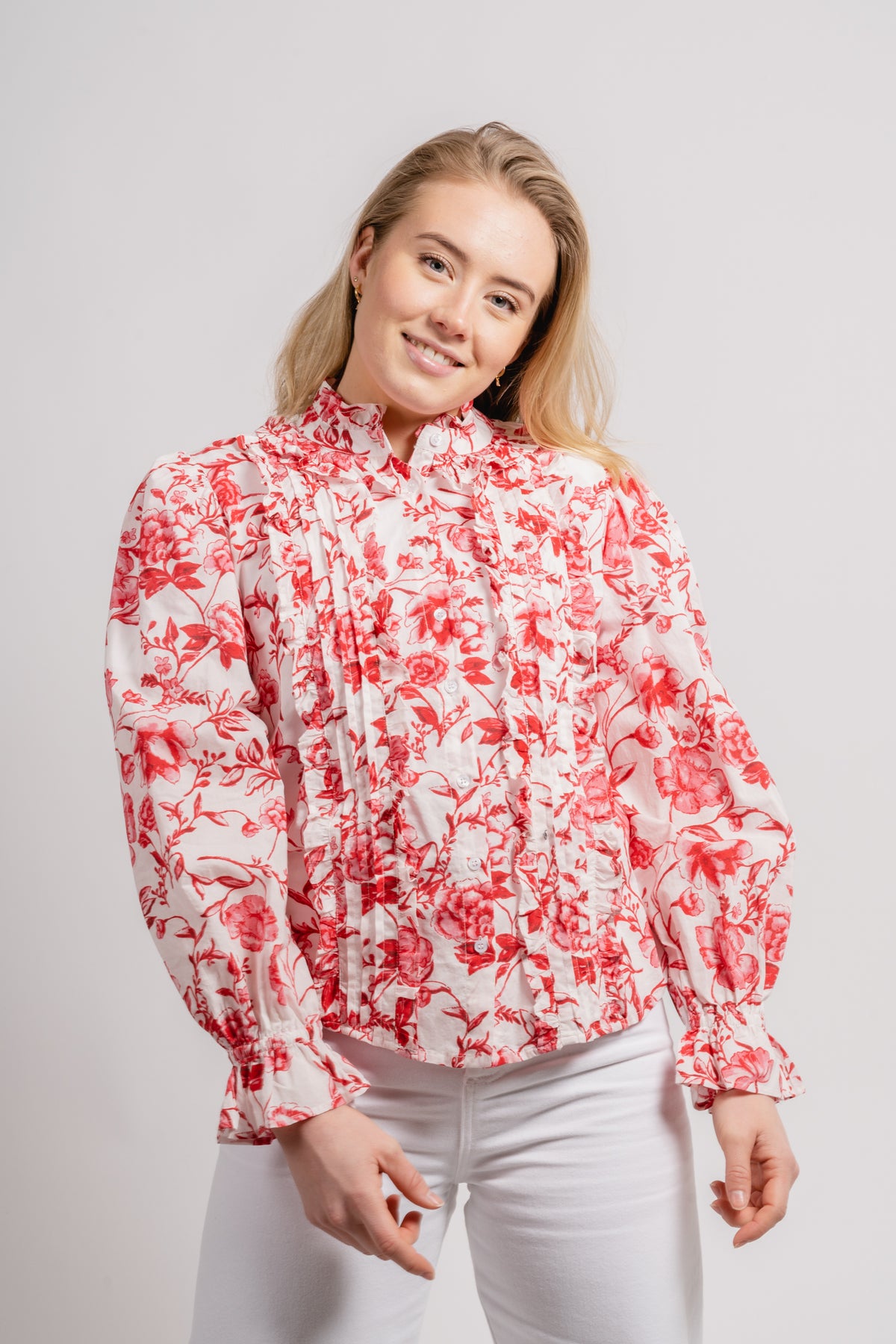 Anna Blouse - Red