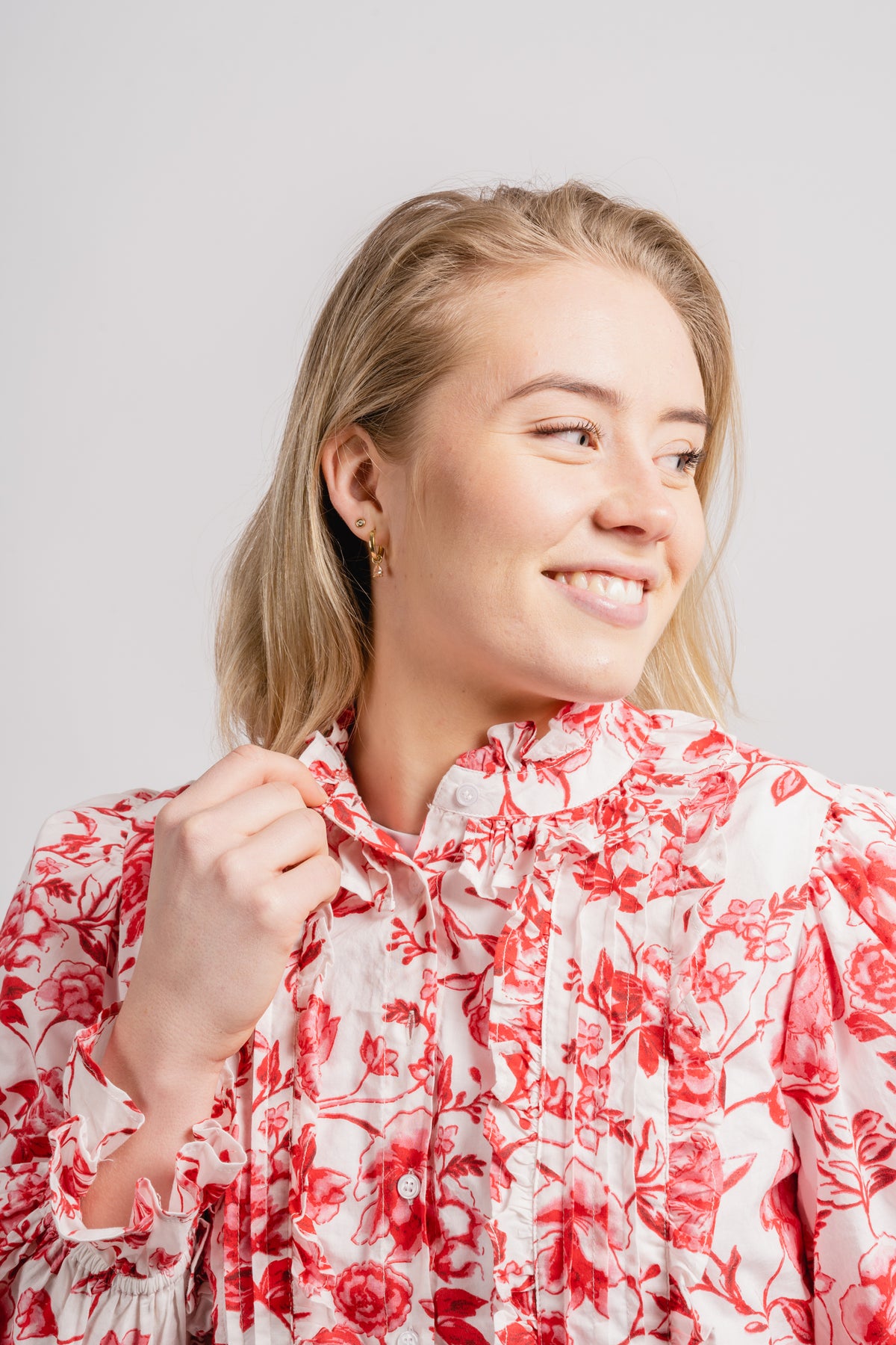 Anna Blouse - Red