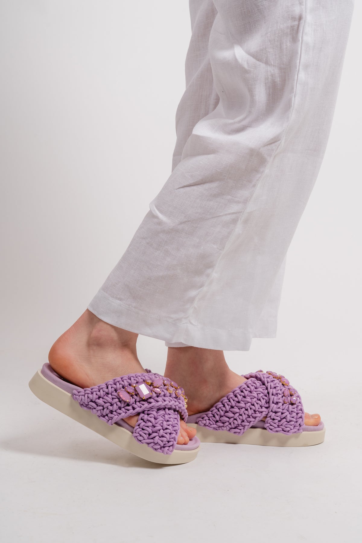 Woven Stones - Purple