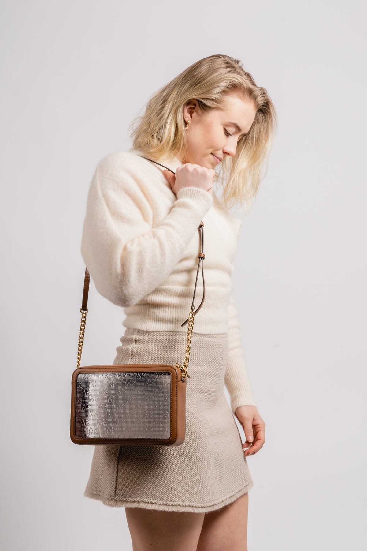 Jet Set Large EW Crossbody - Clear