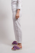 Zoe Linen Pants - White
