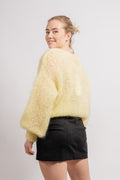 Milana Ls Mohair Knit - Light Yellow