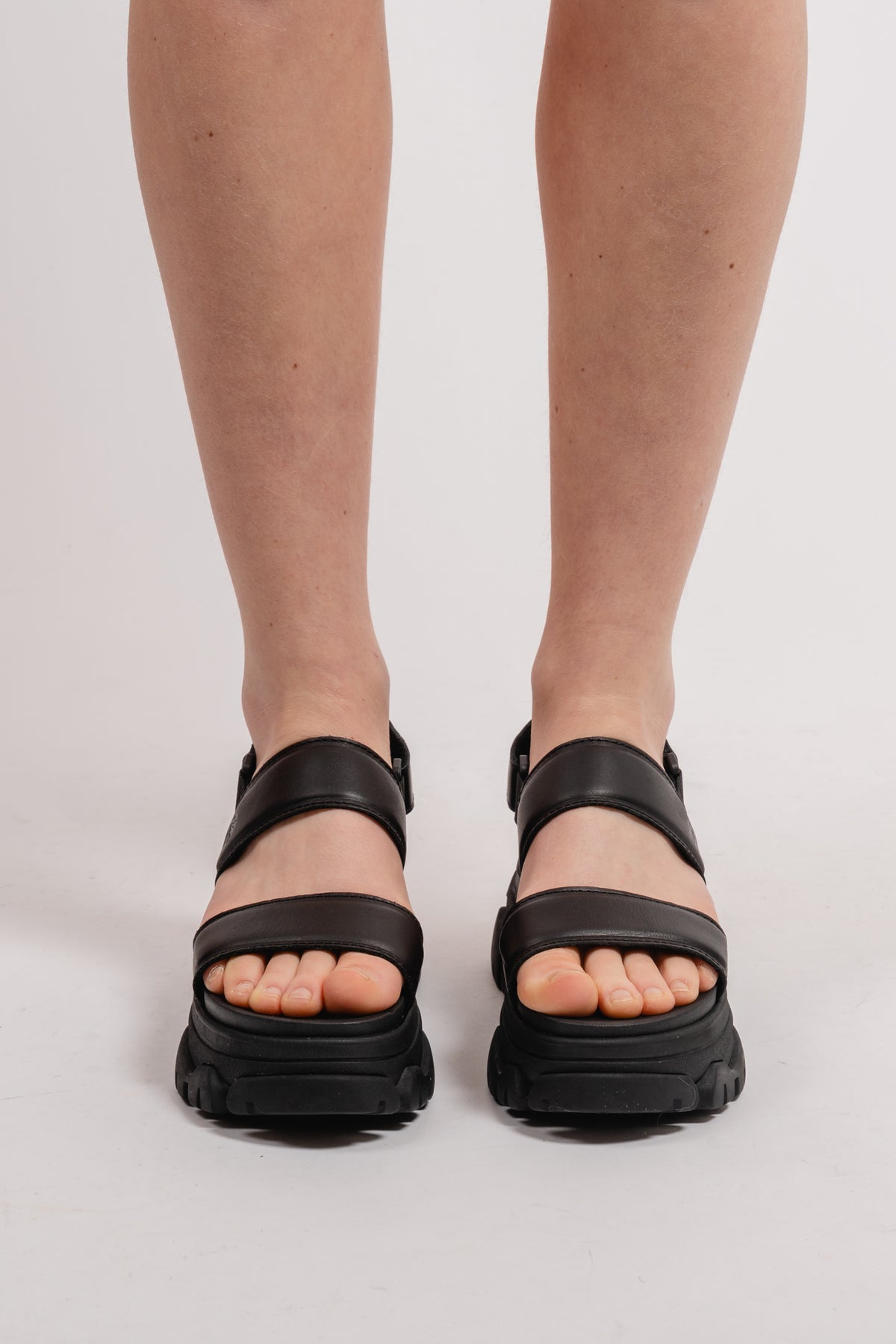Adley Way Sandal 2 Band - Jet Black