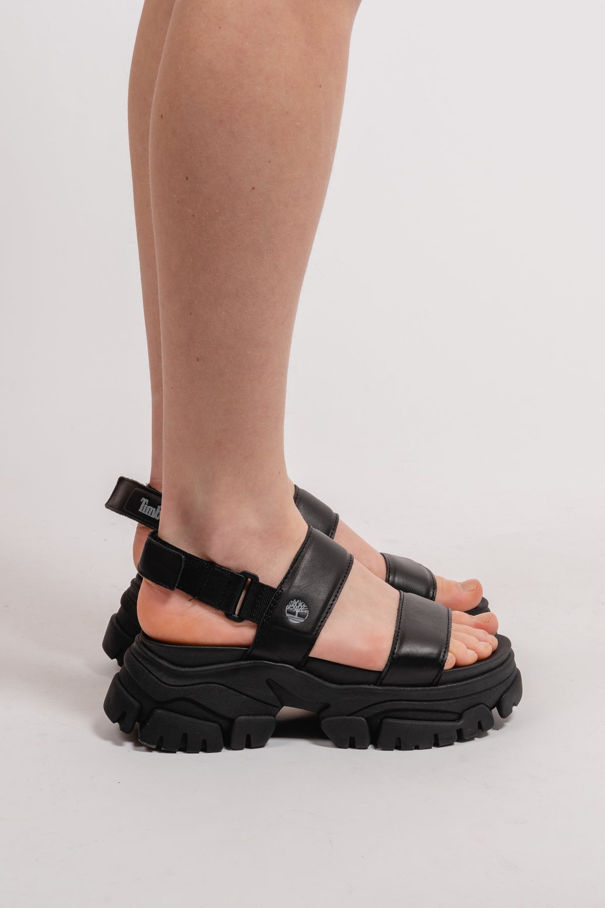 Adley Way Sandal 2 Band - Jet Black