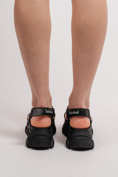 Adley Way Sandal 2 Band - Jet Black