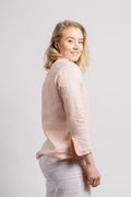 Clarion Linen Shirt - Dusty Pink