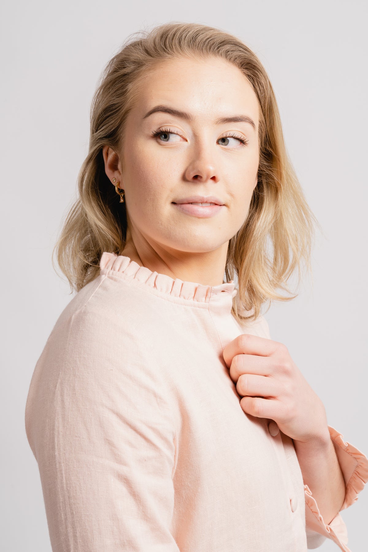 Clarion Linen Shirt - Dusty Pink
