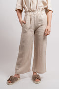 Zoe Linen Pants - Beige