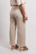 Zoe Linen Pants - Beige