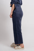 Zoe Linen Pants - Navy