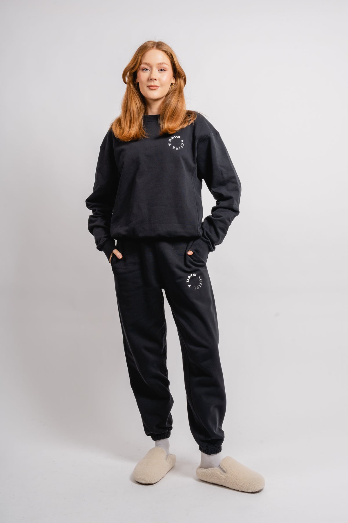 Organic Sweat Pants - Black