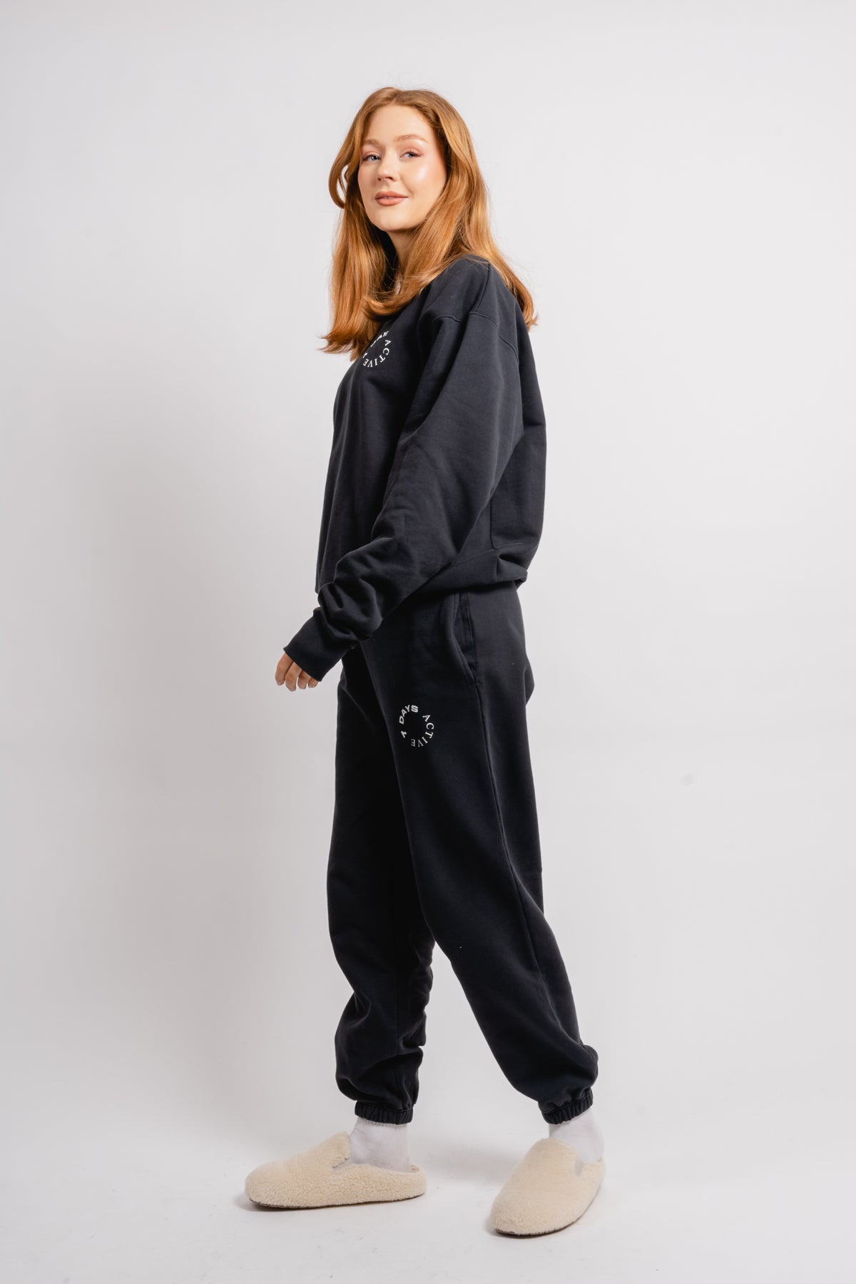 Organic Sweat Pants - Black