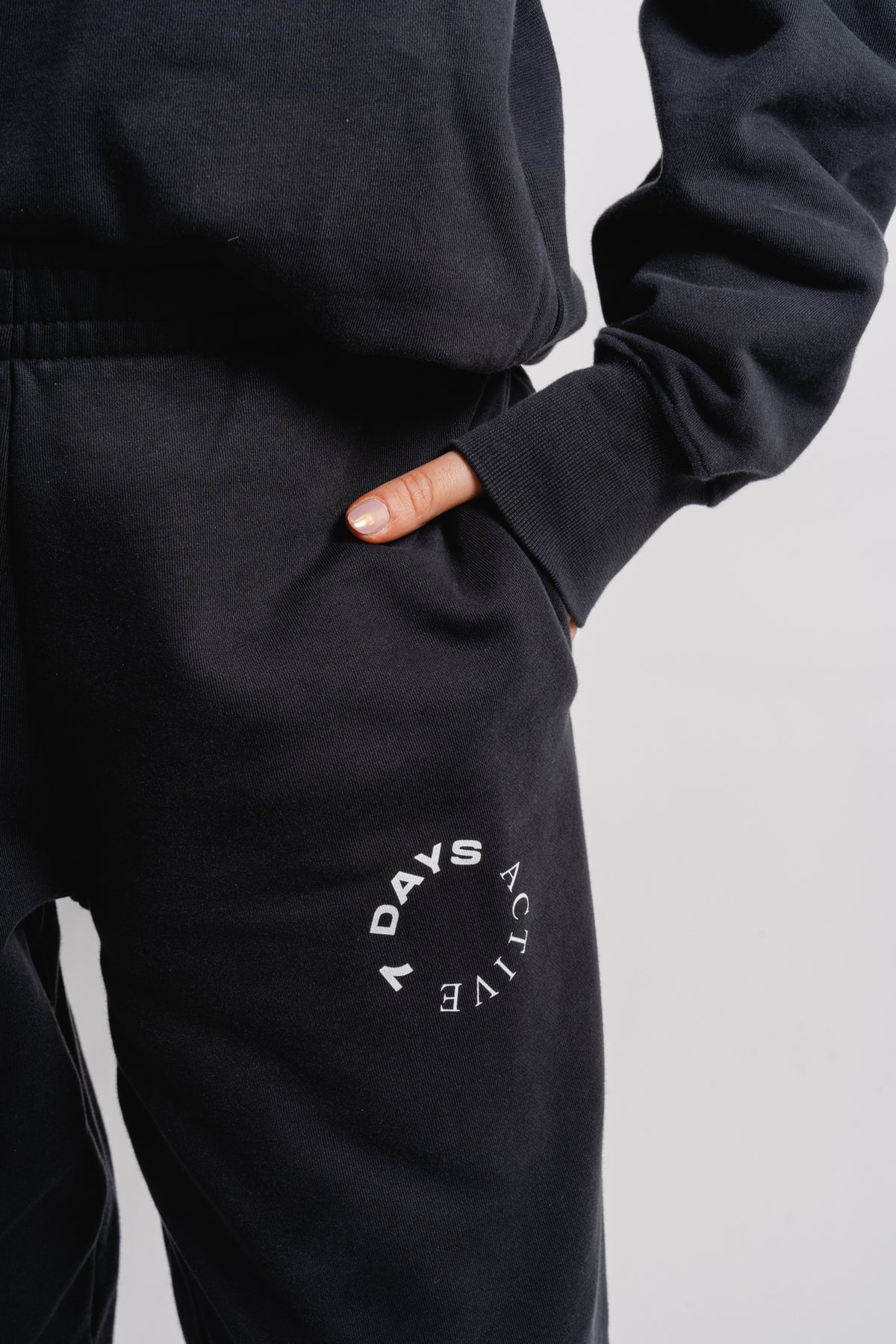 Organic Sweat Pants - Black