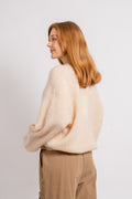 Zabidoo Cardigan - Biscuit Chine