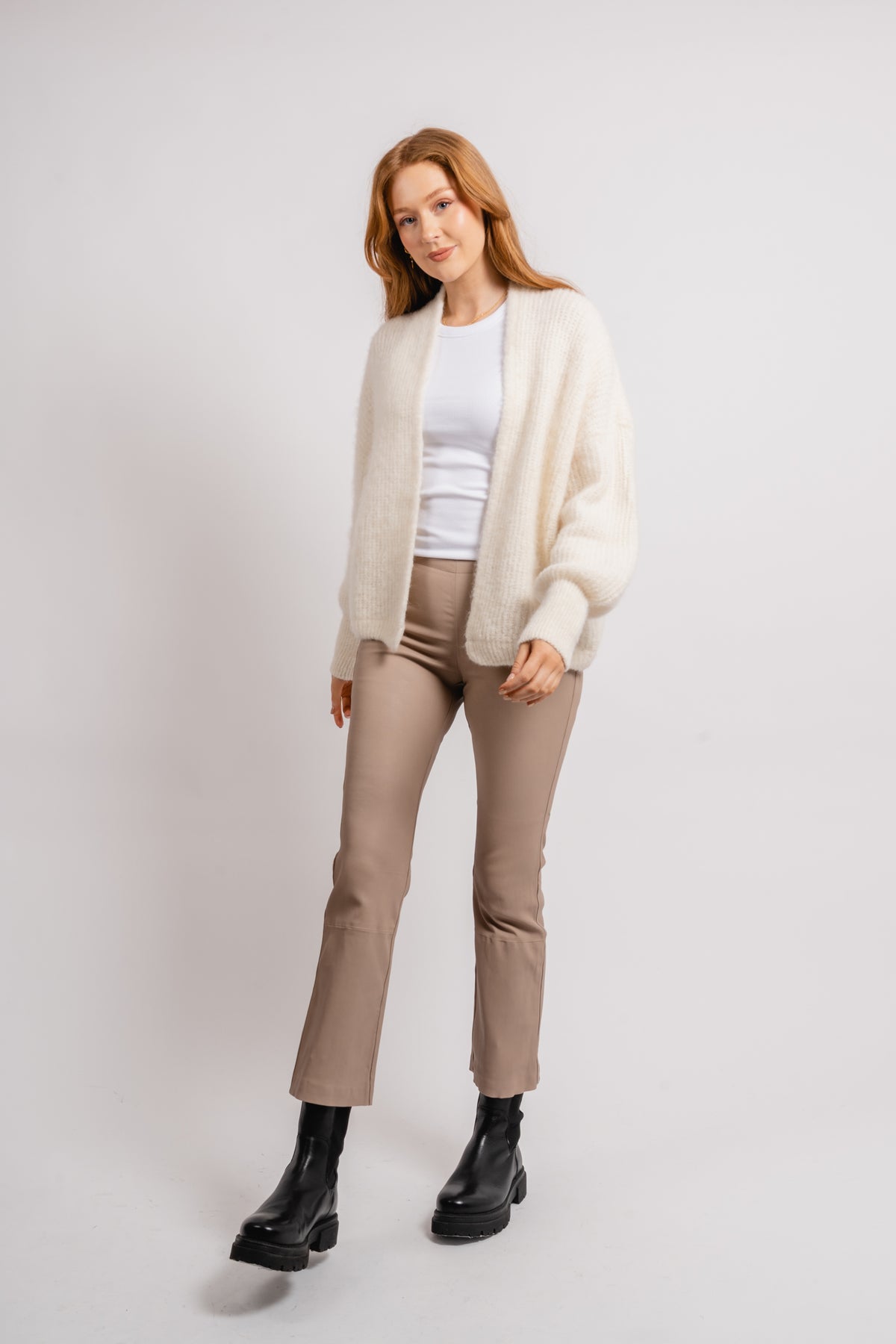East Cardigan - Pearl Melange