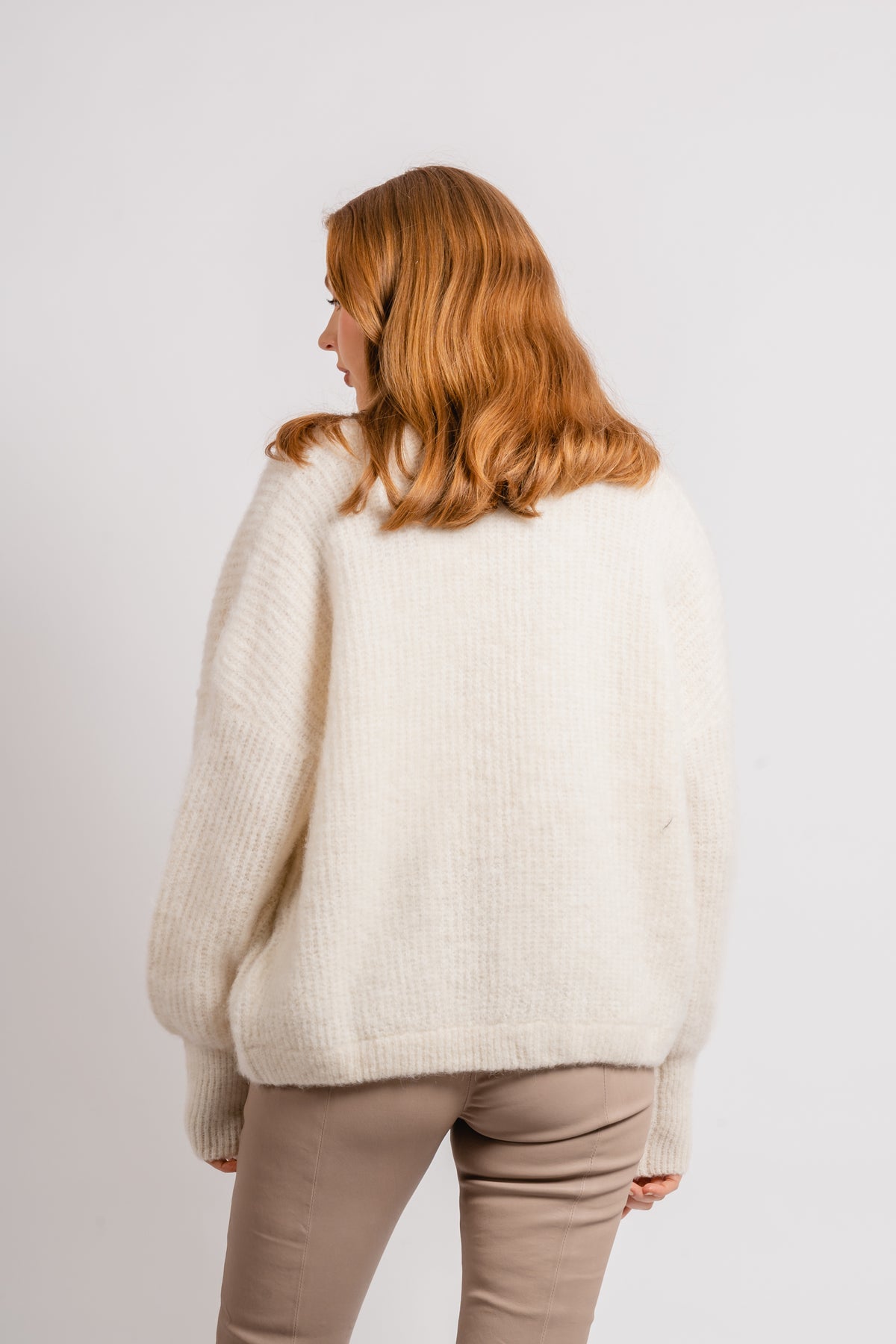 East Cardigan - Pearl Melange