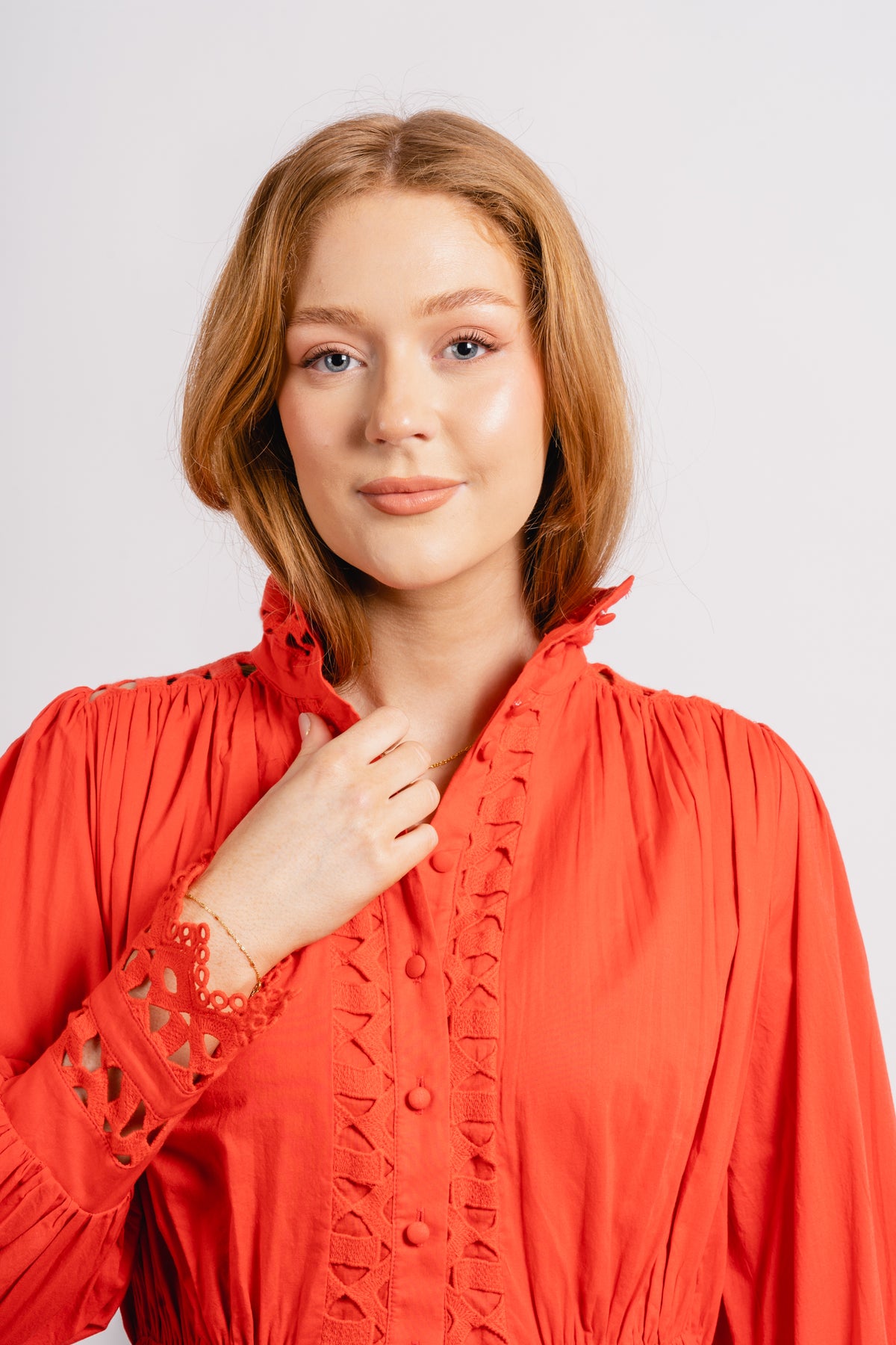 Yastrima LS Long Shirt Dress - Bittersweet