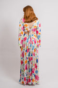 Florissa Dress - White AOP