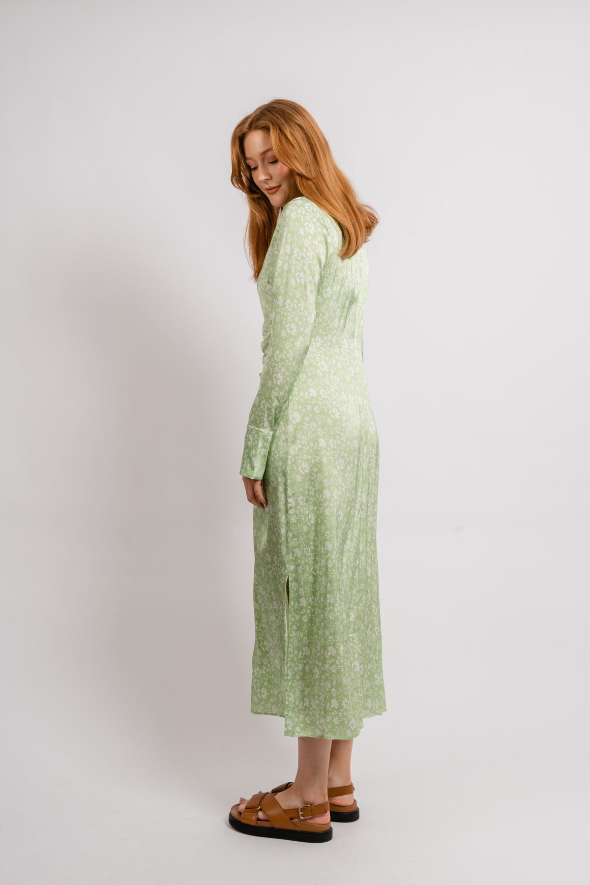 Eve Dress - Faded Green