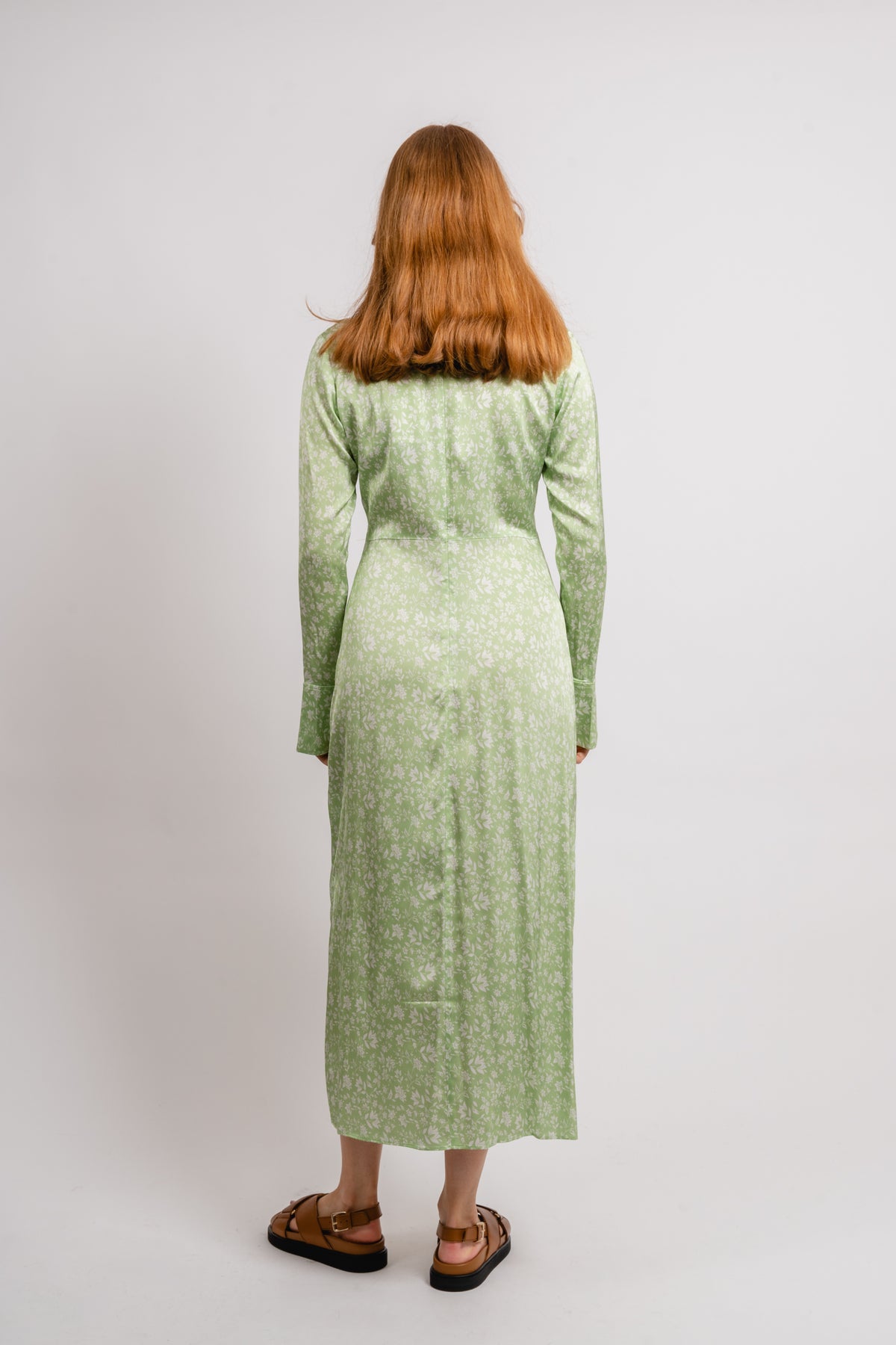 Eve Dress - Faded Green