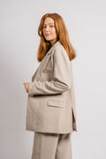 Devaki Blazer - Sand Melange