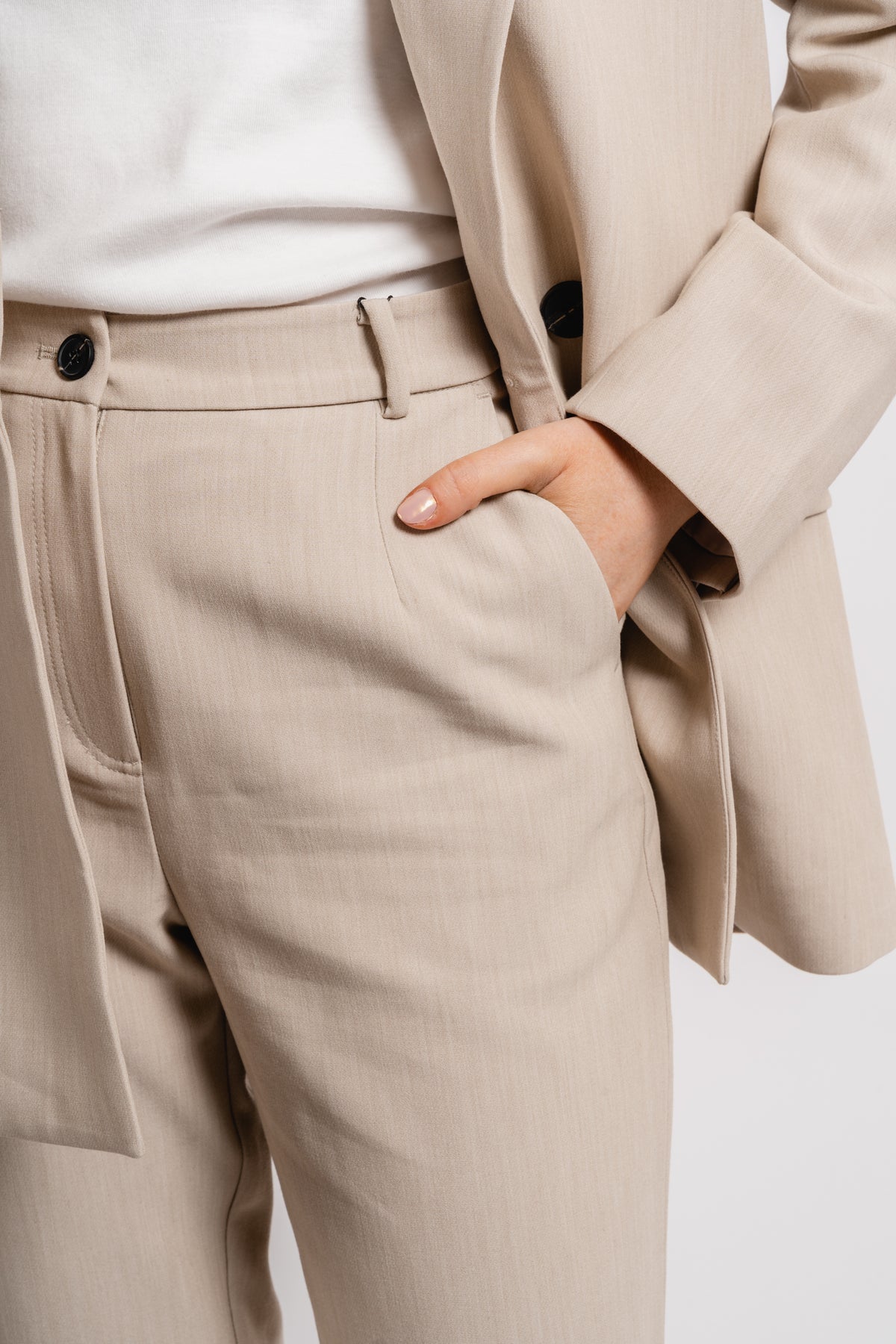 Kylie Pants - Sand Melange