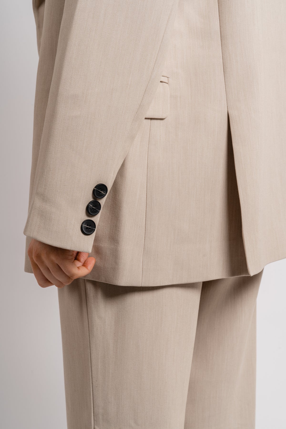 Devaki Blazer - Sand Melange