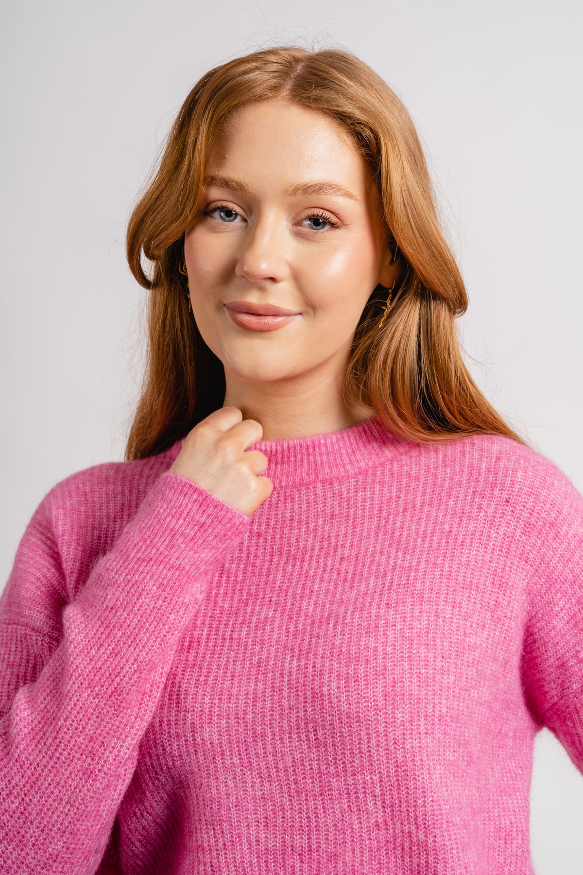 Alaya Sweater - Super Pink