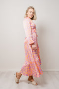 Lara Dress - Leo Orange
