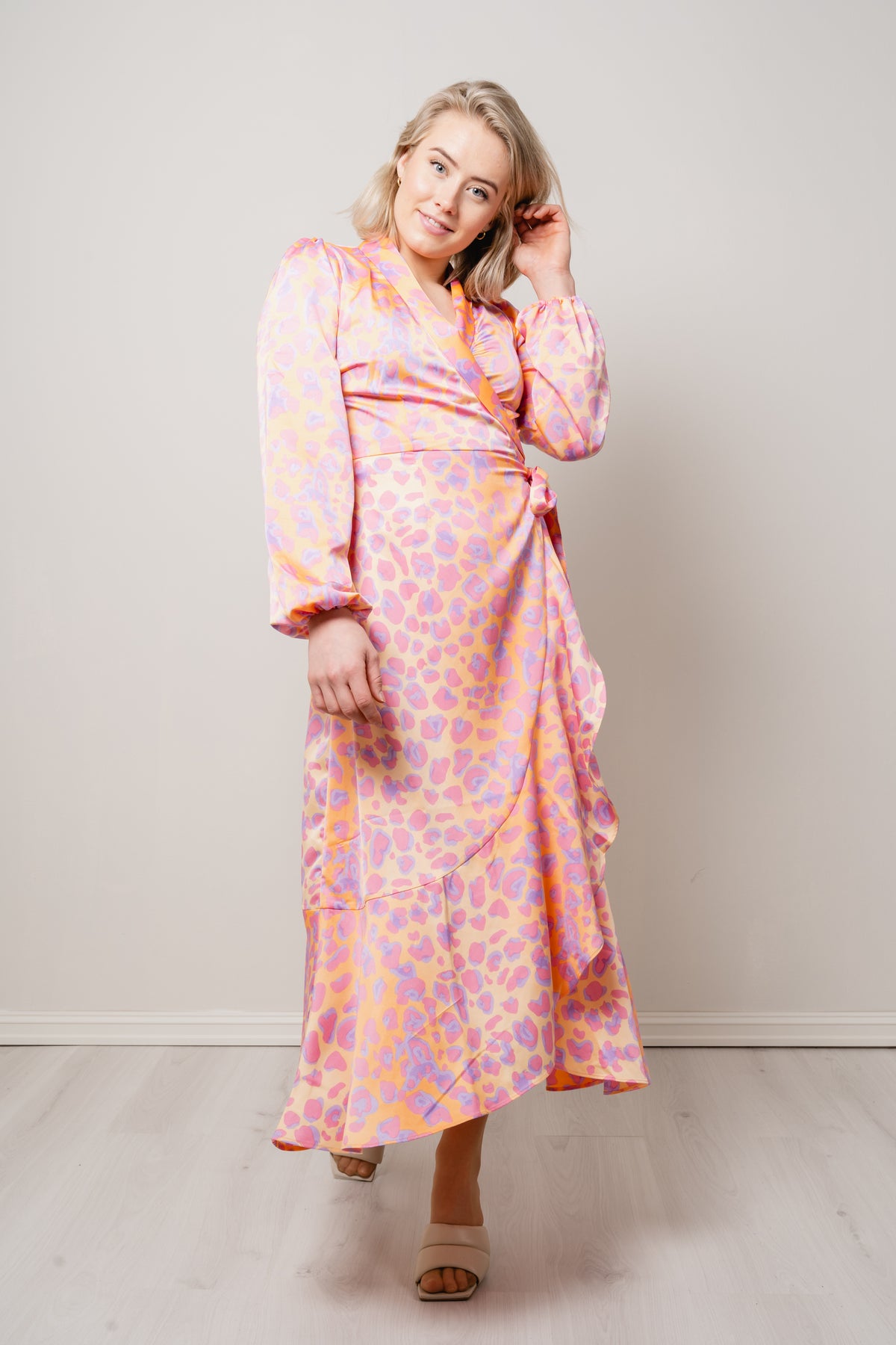 Lara Dress - Leo Orange