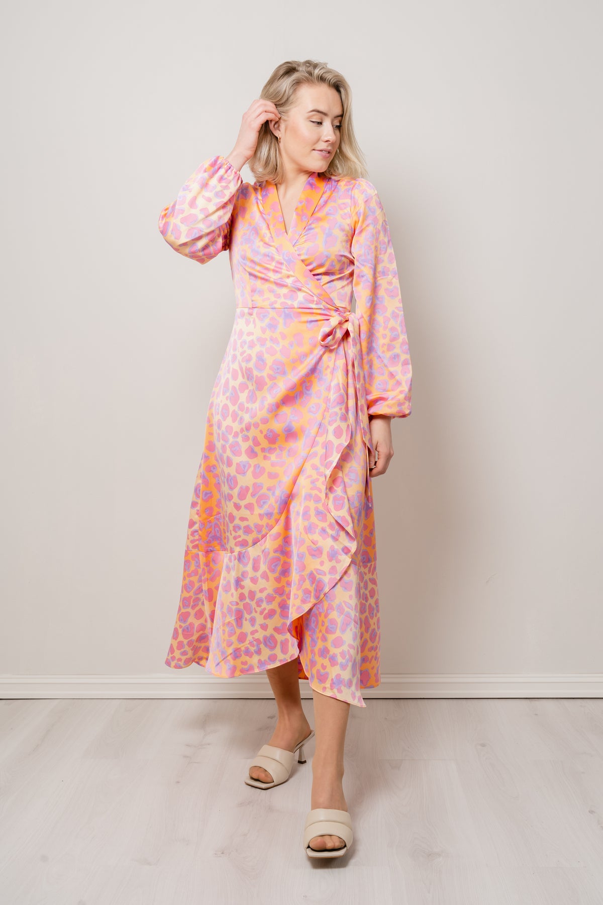 Lara Dress - Leo Orange