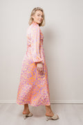 Lara Dress - Leo Orange