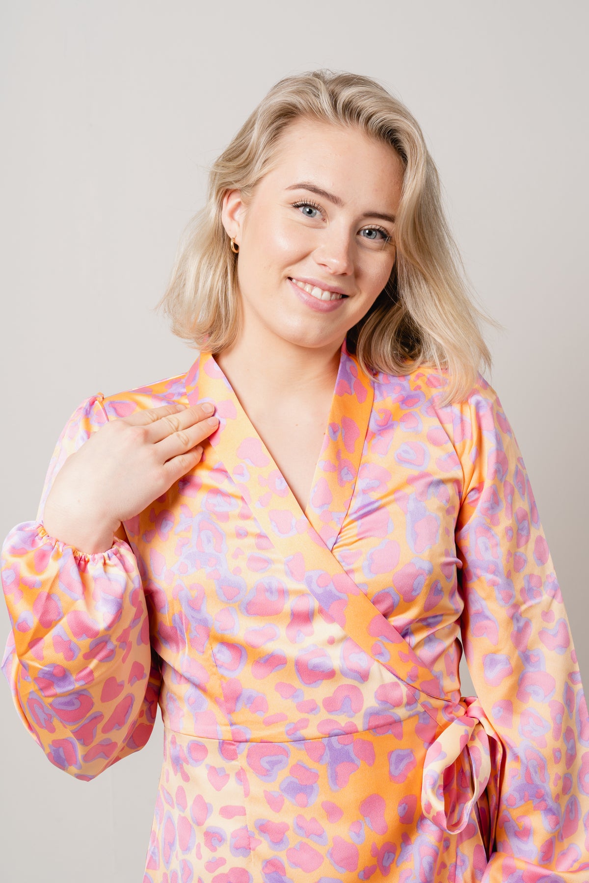 Lara Dress - Leo Orange