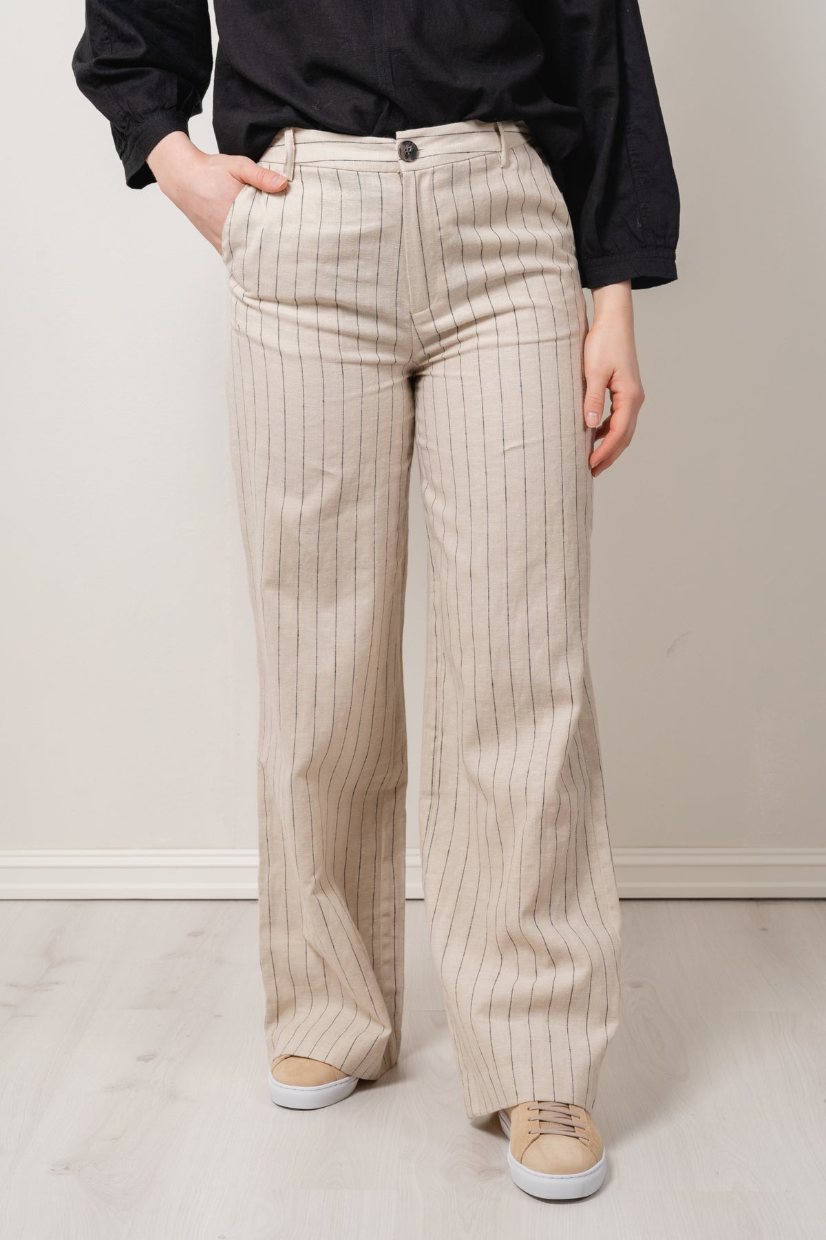 NinnesPW Pants - Black Stripe