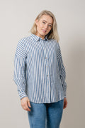 AmosIW Kiko Shirt - Blue Stripes