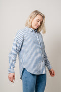 AmosIW Kiko Shirt - Blue Stripes