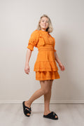 Katia Dress - Persimmon Orange