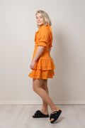 Katia Dress - Persimmon Orange