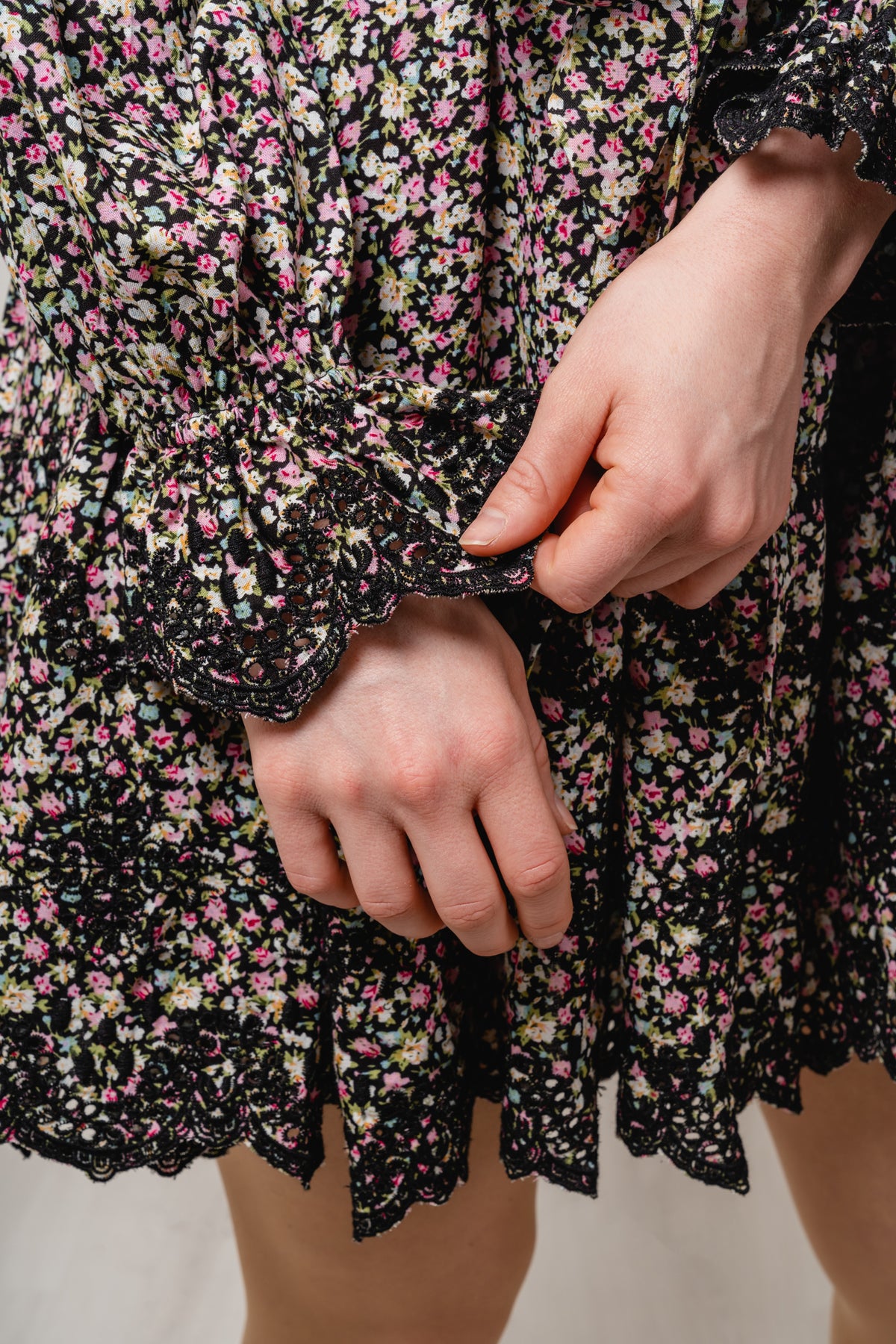 Lana Dress - Black Print