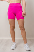 Chica Bike Shorts - Pink Glo