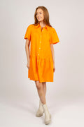Sandrine Skjortklänning - Orange