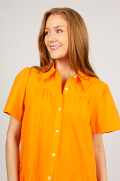 Sandrine Shirt Dress - Orange